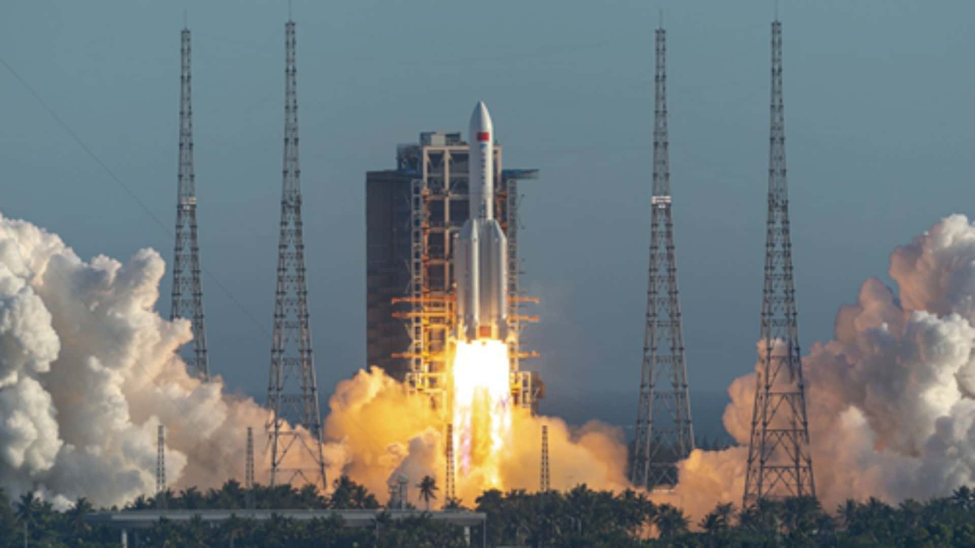 El 5 de mayo, el nuevo cohete Chang Zheng 5B lanzaba una cápsula china de nueva generación a órbita. Pocos detalles eran conocidos y hasta ahora siguen siendo un misterio. [CNSA]