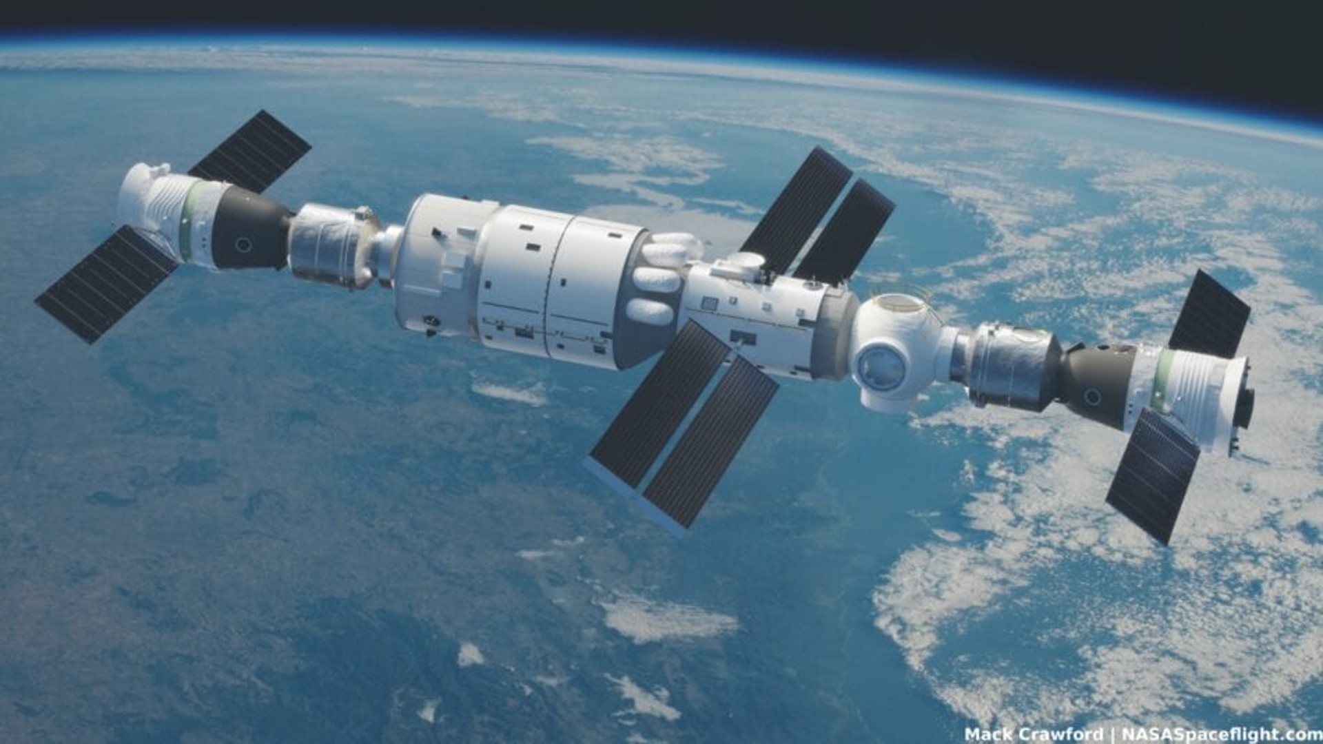 ver a la Estación Espacial China